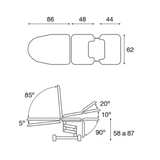 Sillon  ginecologico altura regulable