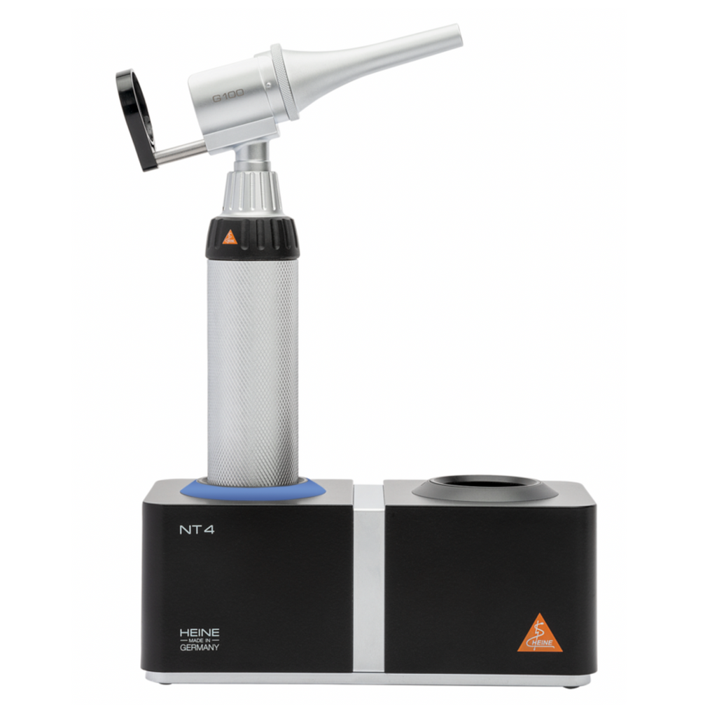 Otoscopio con cargador sobremesa Heine LED