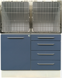 Jaula hospitalización PVC con mueble